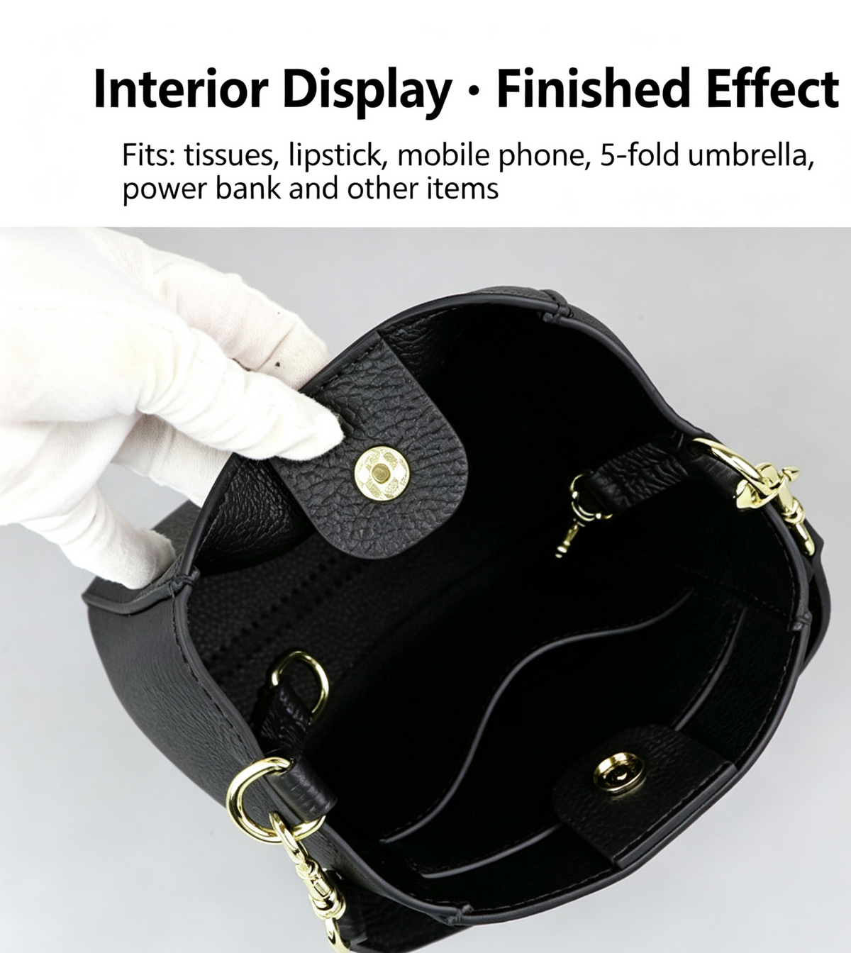 DIY Woven Leather Bucket Bag Kit – Full-Grain Leather Shoulder & Crossbody Bag Making Kit