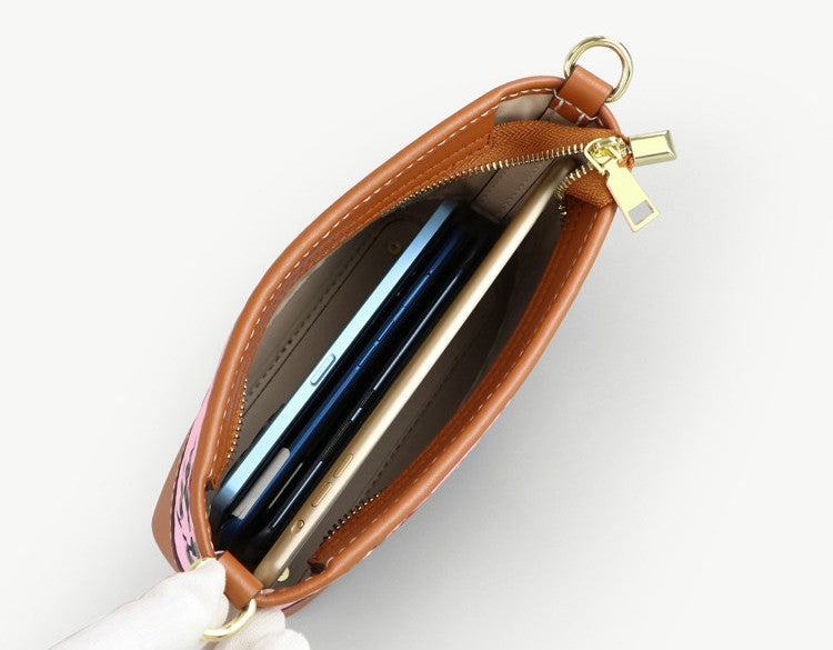 DIY Leather Crossbody Bag Kit – Beginner Top-Grain Cowhide Bag Making Kit