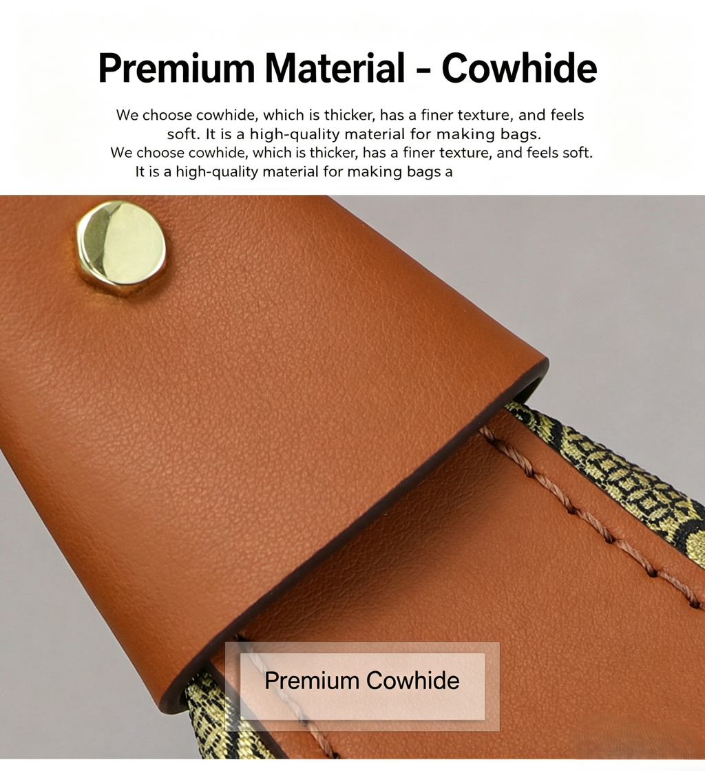 DIY Crescent Shoulder Bag Kit for Beginners, Handmade Genuine Leather Underarm Bag Making Kit, Creative Sewing Craft Gift for Women