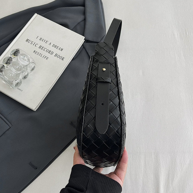DIY PU Leather Handbag Kit for Beginners – Pre-Cut & Pre-Punched Handbag Sewing Kit with Video Tutorial, Elegant Crossbody Shoulder Bag Craft Set