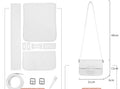 DIY Genuine Leather Shoulder Bag Kit – Handmade Cowhide Crossbody Bag Craft Set for Beginners with Video Tutorial (Elegant Daily Style)