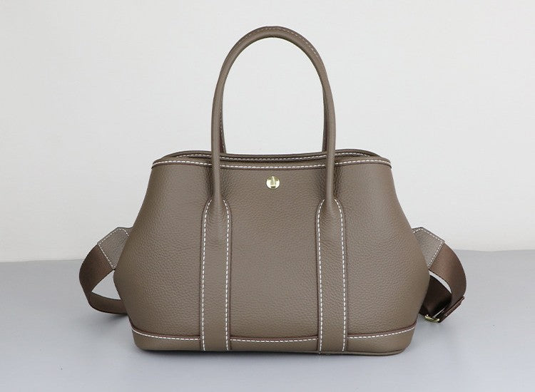 DIY Leather Handbag Kit – Beginner Top-Grain Cowhide Tote & Crossbody Bag