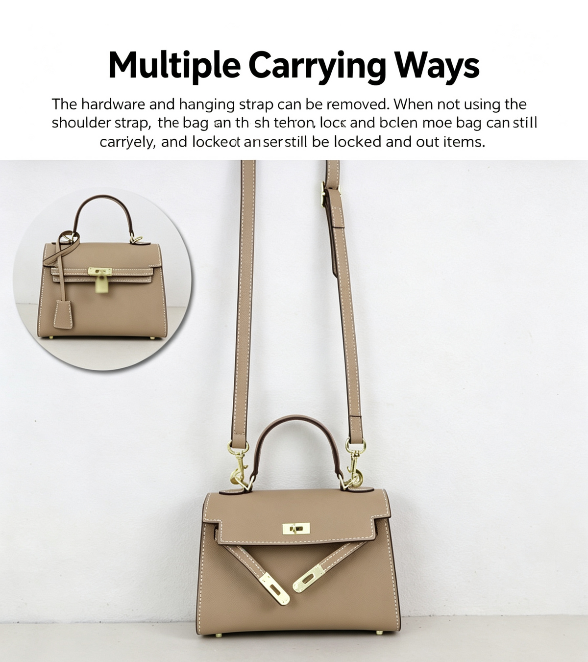 DIY Leather Shoulder Bag Kit – Beginner Crossbody & Handbag Making Kit