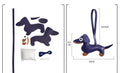 DIY Leather Dachshund Keychain Kit – Handmade Cute Dog Charm Craft Set for Beginners (PU Leather)