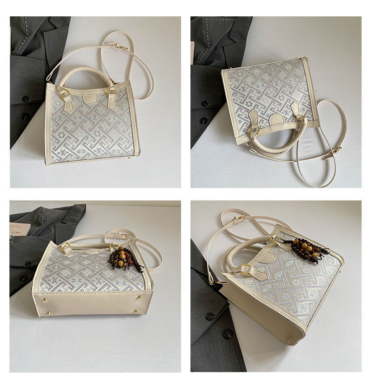 DIY PU Leather Handbag Kit with Shoulder Strap | Beginner Friendly Handmade Tote Bag Craft Set with Video Tutorial