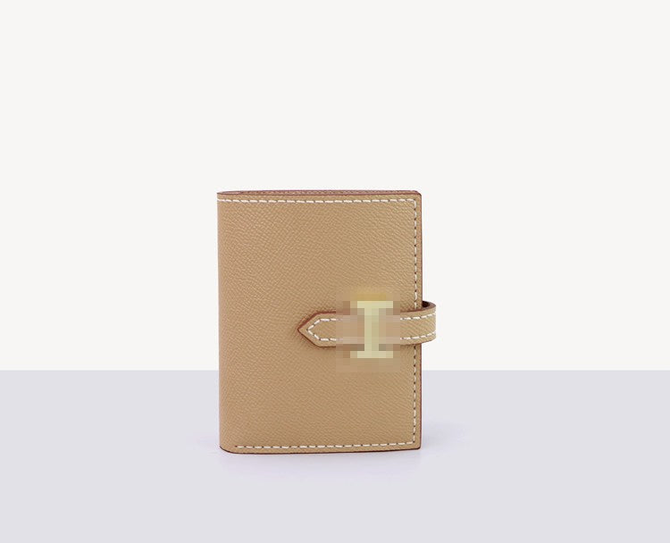 DIY Women's Leather Wallet Kit – Full-Grain Leather Card Holder & Coin Purse Making Kit