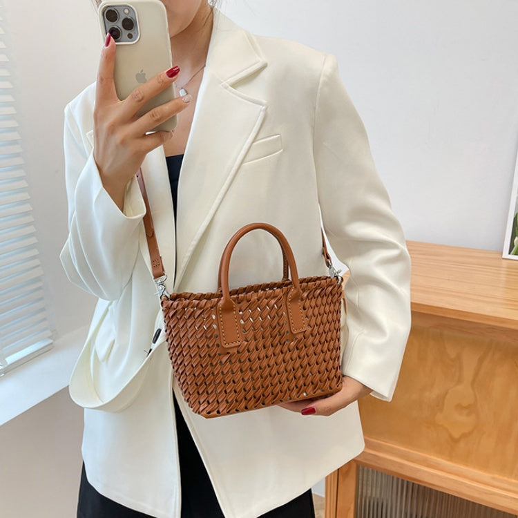 DIY Handmade PU Leather Tote Bag Kit for Beginners | Easy Sewing Crossbody Shoulder Handbag with Video Tutorial Gift Set
