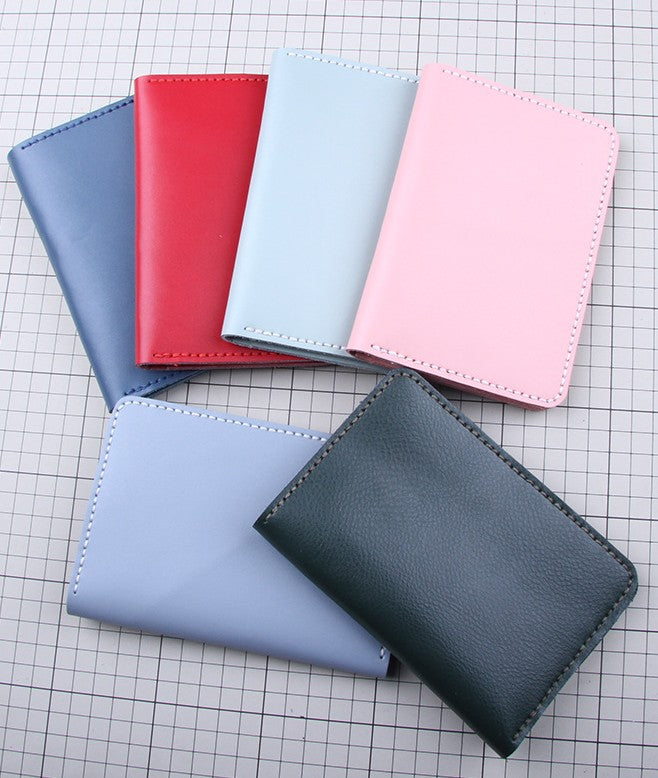 DIY Genuine Leather Passport Wallet Kit – Handmade Multifunction Travel Wallet Craft Kit for Beginners with Video Tutorial