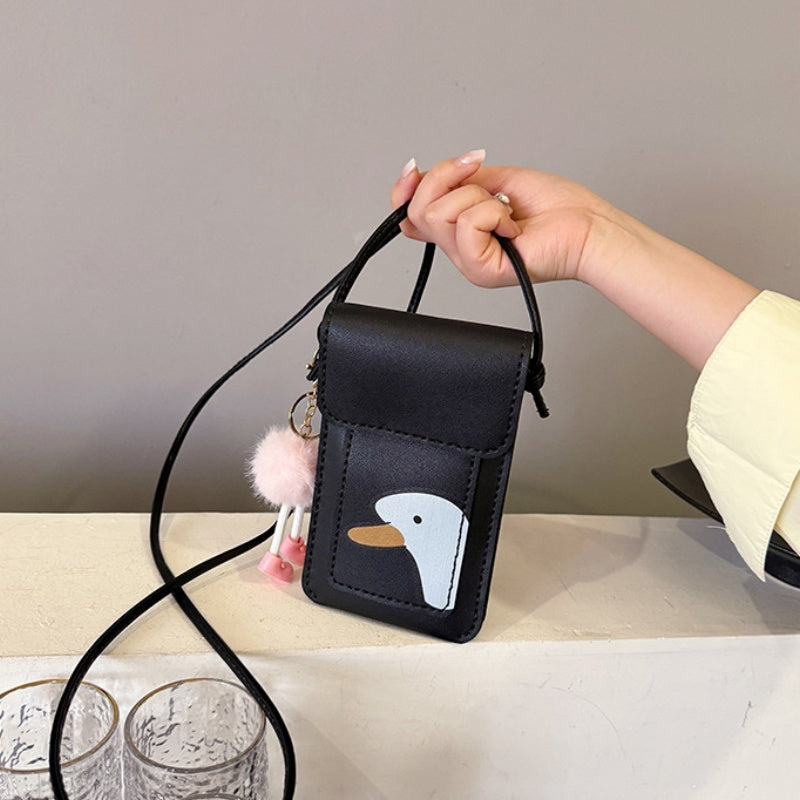 DIY Phone Crossbody Bag Sewing Kit for Beginners – Handmade PU Leather Mobile Bag Craft Set with Video Tutorial