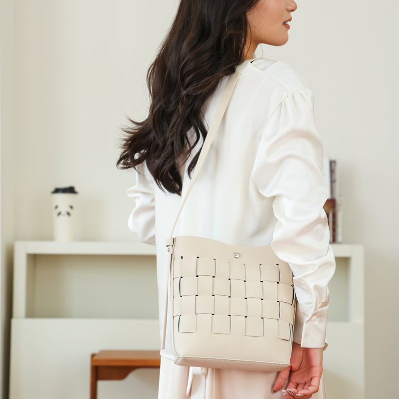 DIY PU Leather Tote Bag Kit | Beginner-Friendly Handmade Crossbody & Shoulder Bag Craft Set with Video Tutorial