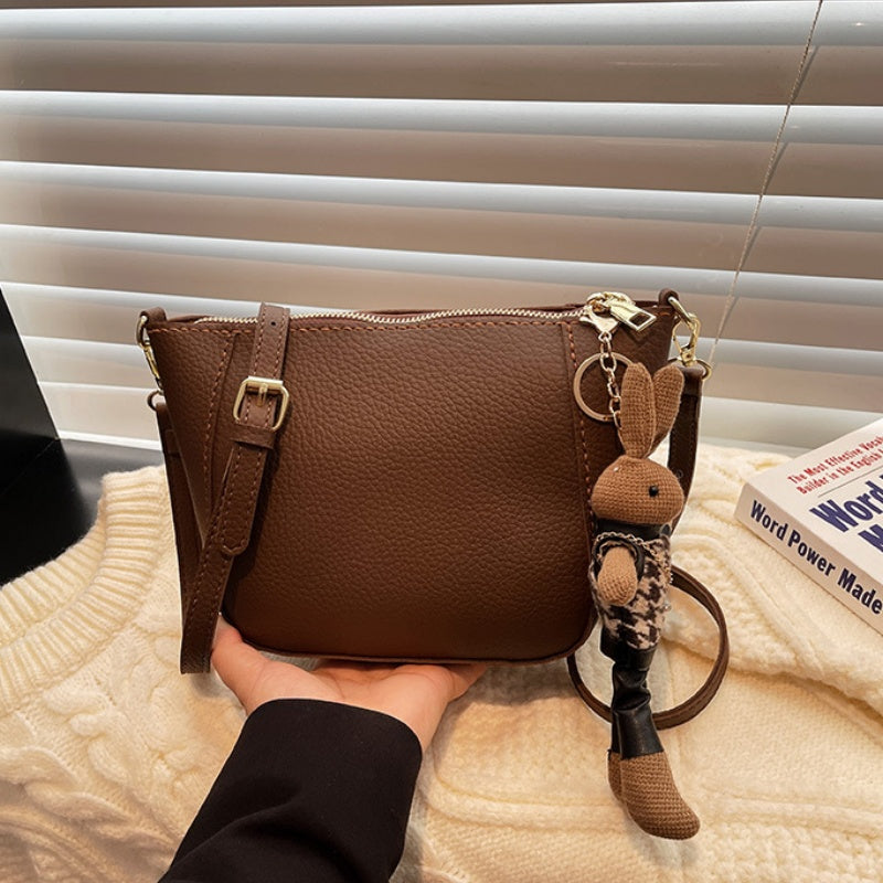 DIY PU Leather Handbag Kit for Beginners | Handmade Crossbody & Shoulder Bag Craft Set with Video Tutorial | Pre-Cut & Pre-Punched Sewing Kit