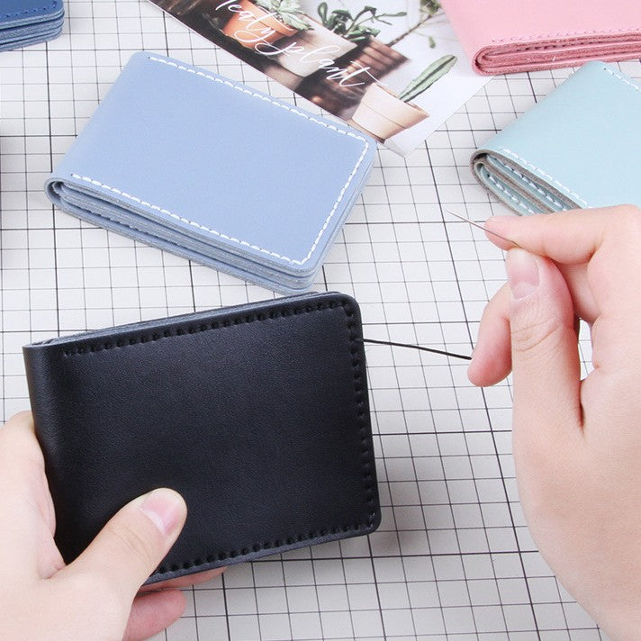 DIY Leather Driving License Holder Kit | Beginner-Friendly Tri-Fold & Bi-Fold Card Wallet Craft Set with Video Tutorial