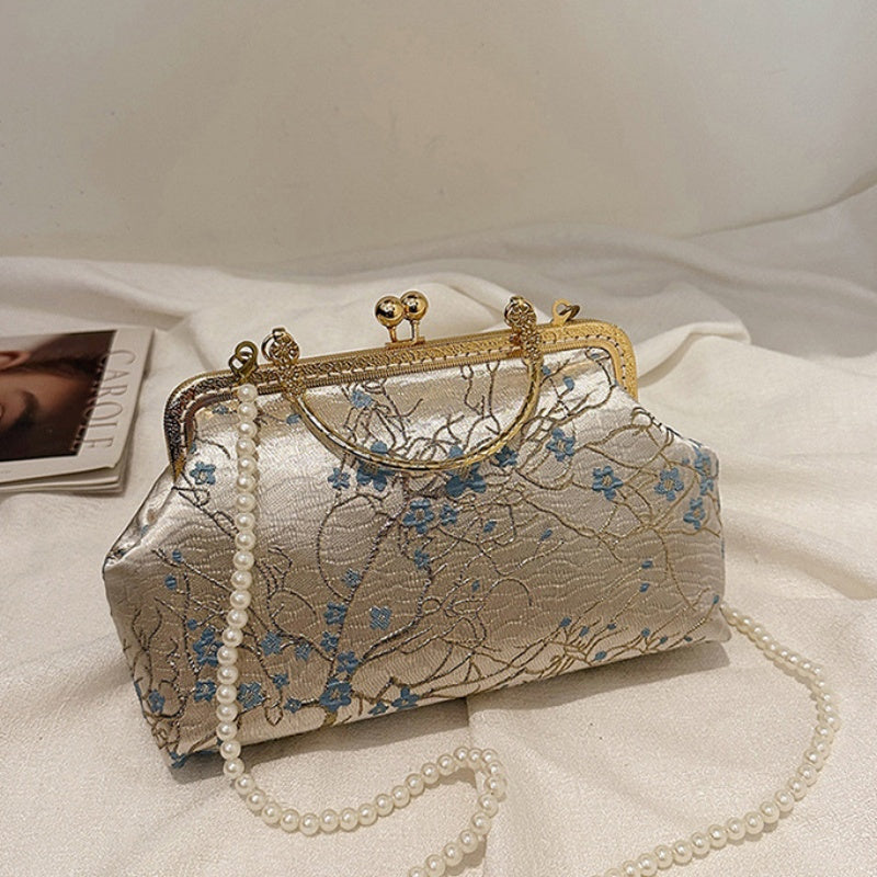 DIY Embroidered Crossbody Bag Kit for Beginners – Handmade Shoulder Handbag Sewing Kit with Pre-Cut Materials & Video Tutorial