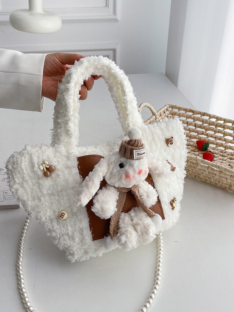 DIY Plush Woven Shoulder Bag Kit for Beginners | Handmade Crossbody Tote Bag Craft Set with Video Tutorial