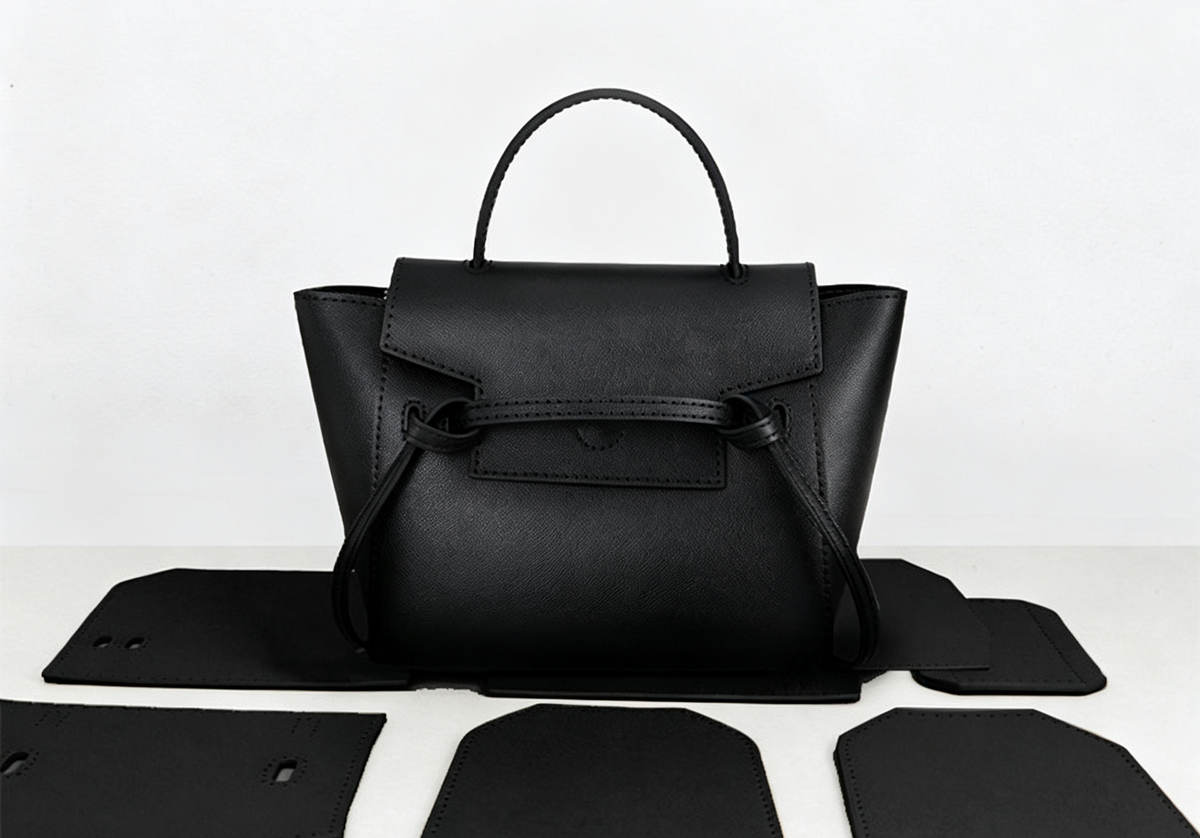 DIY Leather Bag Kit – Beginner Top-Grain Cowhide Crossbody & Shoulder Handbag
