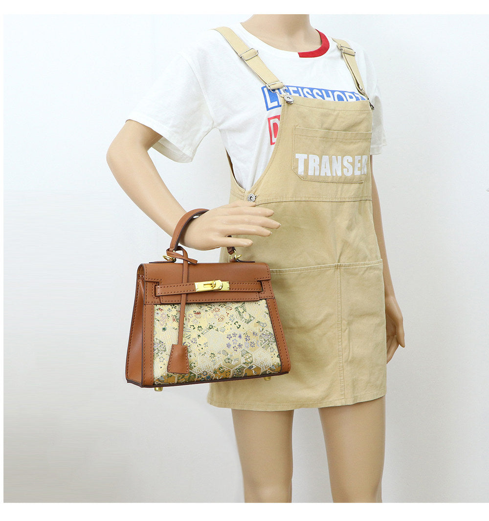 DIY Leather & Fabric Bag Kit – Beginner Crossbody, Shoulder & Handbag Making Kit