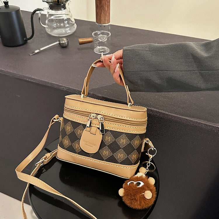 DIY PU Leather Handbag Kit for Beginners – Handmade Crossbody Shoulder Bag Sewing Kit with Pre-Cut Materials & Video Tutorial