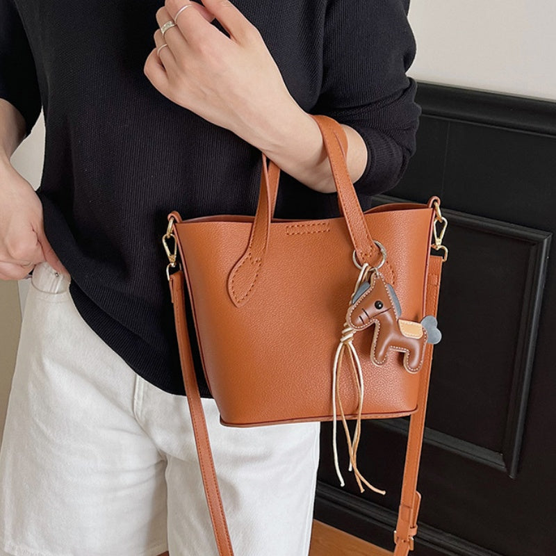 DIY Horse Handbag Kit for Beginners | PU Leather Tote Bag Sewing Craft Kit with Video Tutorial | Handmade Crossbody & Shoulder Bag DIY Set