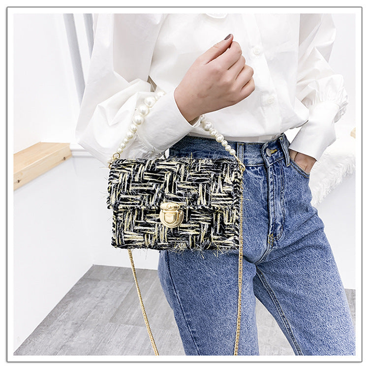 DIY Handmade Handbag Kit | Beginner-Friendly 8-Minute Craft Tote Bag Set | Pre-Ready Weaving Shoulder & Crossbody Bag