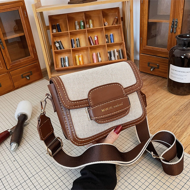 DIY PU Leather Crossbody Bag Kit for Beginners | Handmade Shoulder Purse Sewing Kit with Video Tutorial