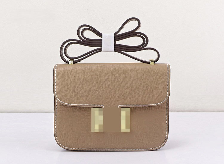 DIY Genuine Leather Crossbody Bag Kit for Beginners – Handmade Shoulder Purse Making Set with Video Tutorial & Complete Materials