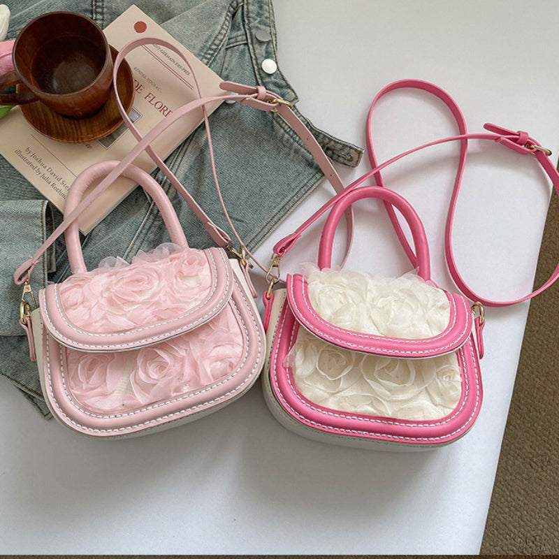 DIY PU Leather Handbag Kit for Beginners – Handmade Crossbody Shoulder Bag Sewing Kit with Pre-Cut Materials & Video Tutorial