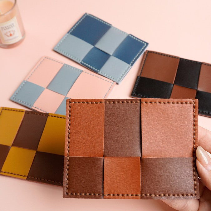 DIY Leather Card Holder Kit for Beginners | Handmade Cowhide Wallet Sewing Kit with Video Tutorial | DIY Gift Craft Set