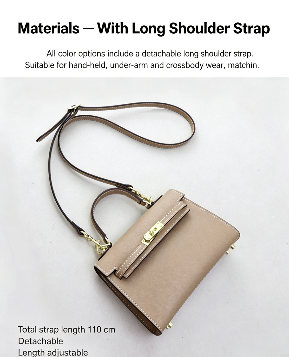 DIY Leather Shoulder Bag Kit – Beginner Crossbody & Handbag Making Kit
