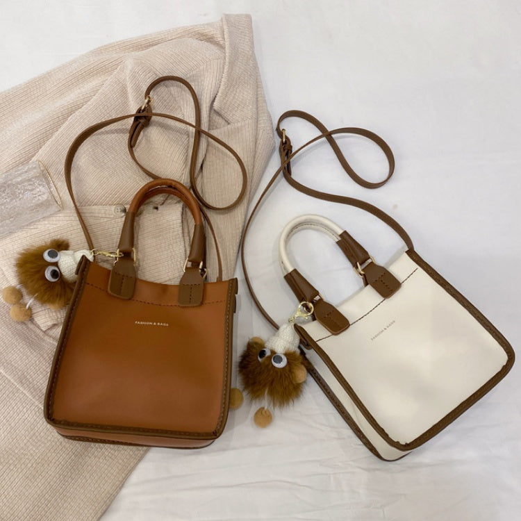 DIY PU Leather Handbag Kit for Beginners – Handmade Crossbody Tote Bag Sewing Kit with Adjustable Strap & Video Tutorial