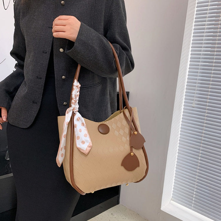 DIY PU Leather Tote Bag Kit for Beginners – Pre-Cut Handbag Sewing Craft Set with Video Tutorial & Complete Materials