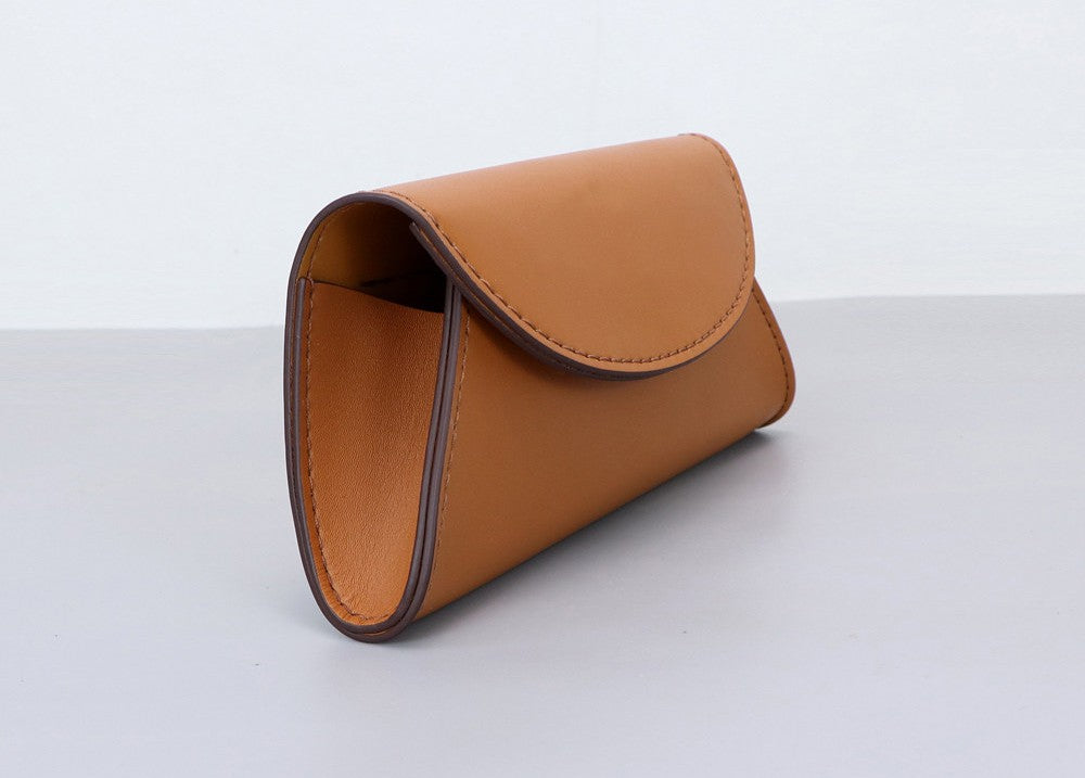 DIY Vintage Leather Fanny Pack Kit for Beginners, Handmade Genuine Cowhide Mini Waist Bag Making Kit, Creative Sewing Craft Gift