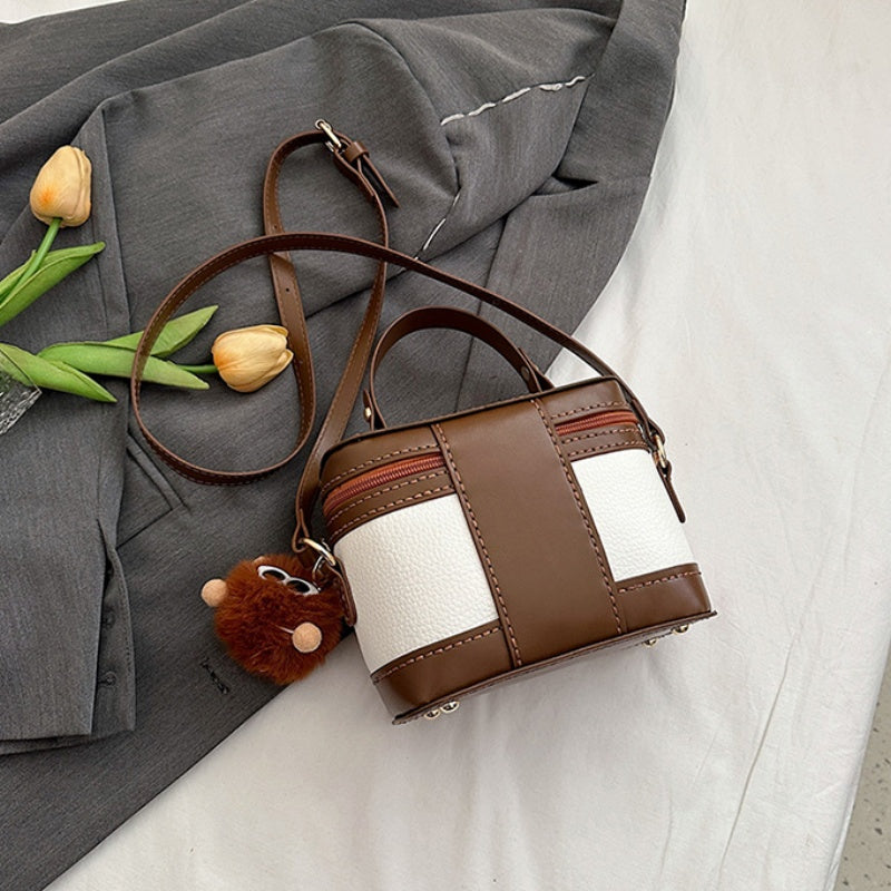 DIY PU Leather Mini Tote Bag Kit – Handmade Crossbody & Shoulder Handbag Craft Kit for Beginners with Video Tutorial