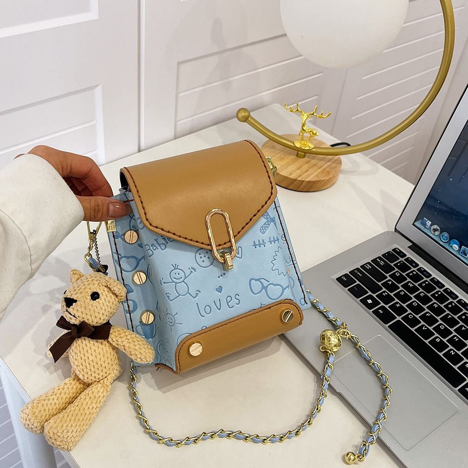 DIY PU Leather Shoulder Bag Kit for Beginners | Handmade Crossbody Purse Sewing Craft Set with Video Tutorial | DIY Fashion Bag Kit