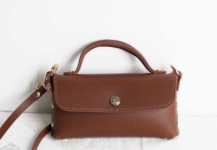 DIY PU Leather Handbag Kit | Beginner-Friendly Crossbody & Handheld Craft Set with Video Tutorial