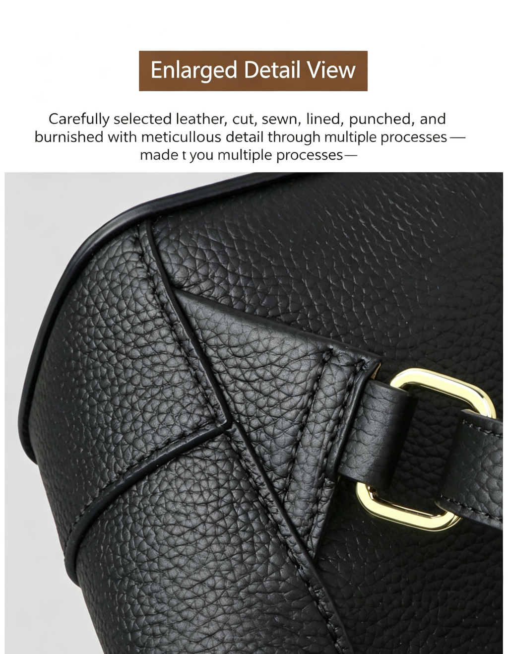 DIY Leather Backpack Kit for Men – Beginner Large Cowhide Work & Travel Bag