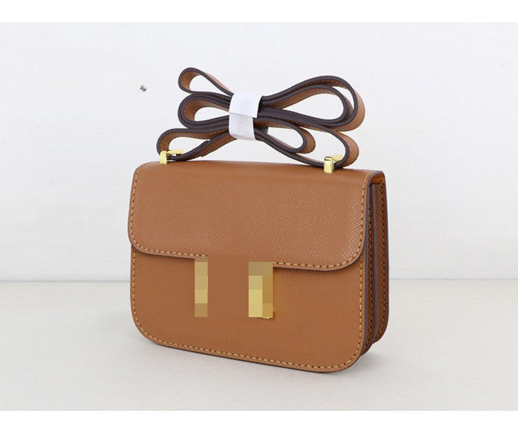 DIY Genuine Leather Crossbody Bag Kit for Beginners – Handmade Shoulder Purse Making Set with Video Tutorial & Complete Materials