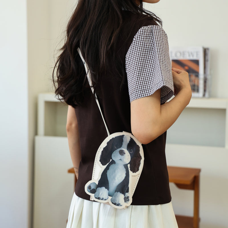 DIY Cartoon Crossbody Bag Kit for Kids & Adults | Handmade PU Leather Parent-Child Craft Sewing Kit with Video Tutorial