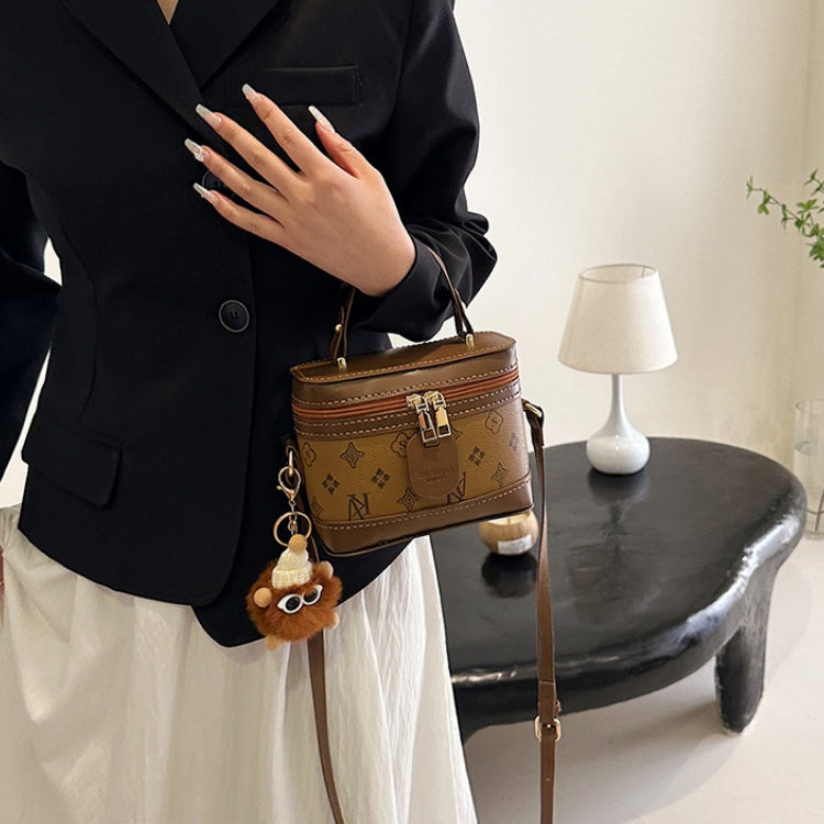 DIY PU Leather Handbag Kit for Beginners – Handmade Crossbody Shoulder Bag Sewing Kit with Pre-Cut Materials & Video Tutorial