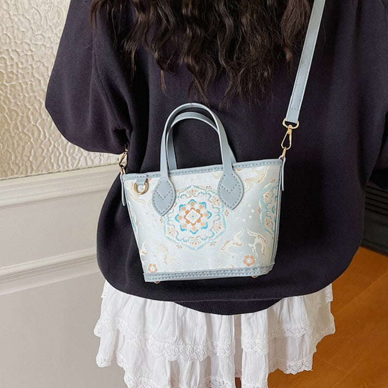 DIY PU Tote Bag Kit – Handmade Shoulder Handbag Craft Set for Beginners with Video Tutorial