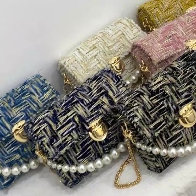 DIY Handmade Handbag Kit | Beginner-Friendly 8-Minute Craft Tote Bag Set | Pre-Ready Weaving Shoulder & Crossbody Bag