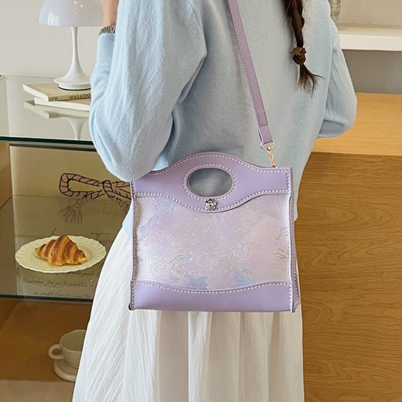 DIY PU Leather Shoulder Bag Kit | Beginner-Friendly Crossbody Handbag Craft Set with Video Tutorial