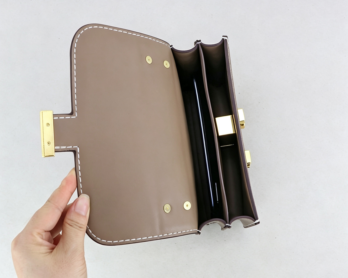 DIY Genuine Leather Crossbody Bag Kit for Beginners – Handmade Shoulder Purse Making Set with Video Tutorial & Complete Materials