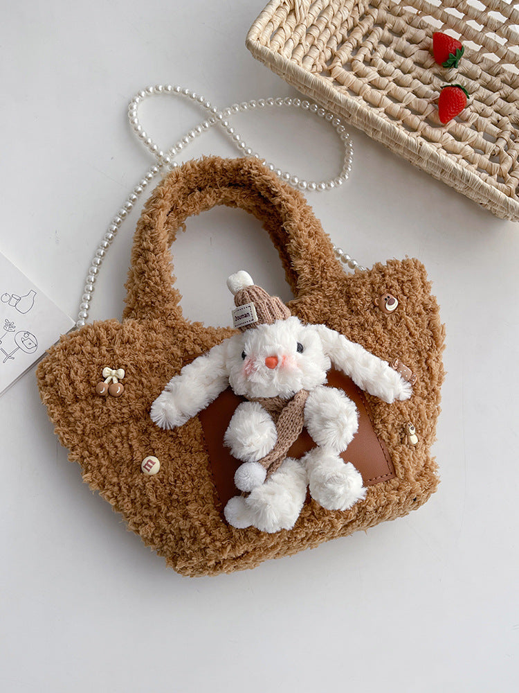 DIY Plush Woven Shoulder Bag Kit for Beginners | Handmade Crossbody Tote Bag Craft Set with Video Tutorial