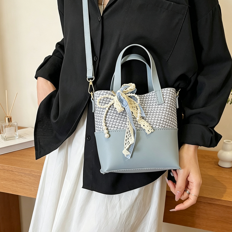 DIY PU Bucket Bag Kit for Beginners – Vintage Crossbody Shoulder Bag Making Kit