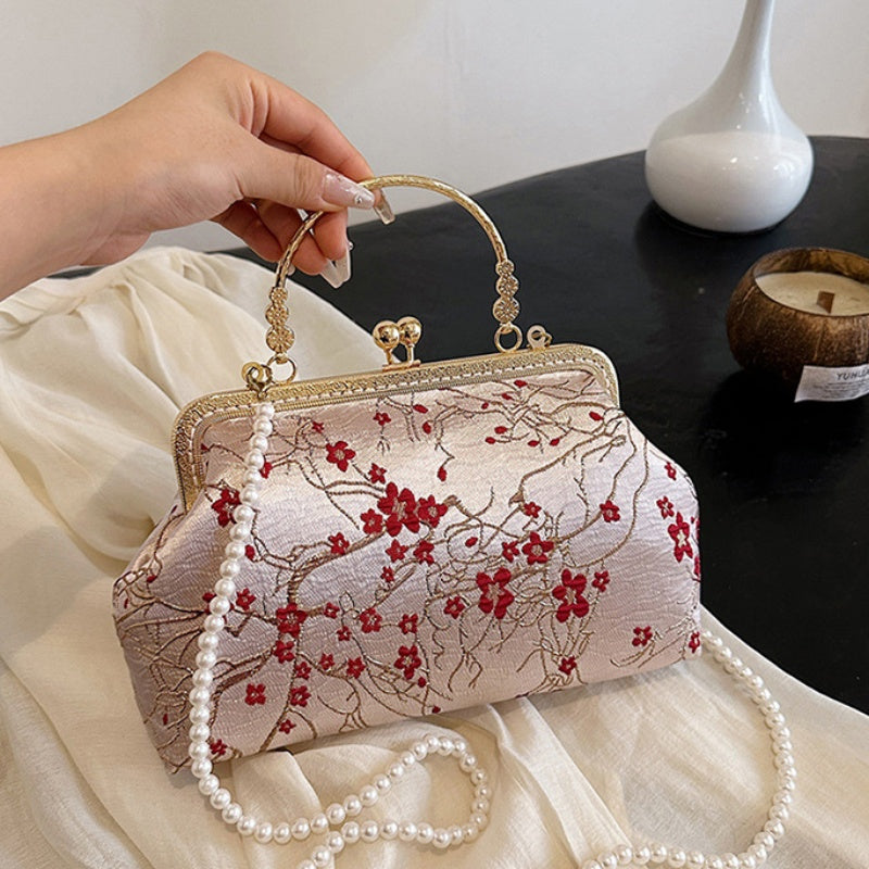 DIY Embroidered Crossbody Bag Kit for Beginners – Handmade Shoulder Handbag Sewing Kit with Pre-Cut Materials & Video Tutorial