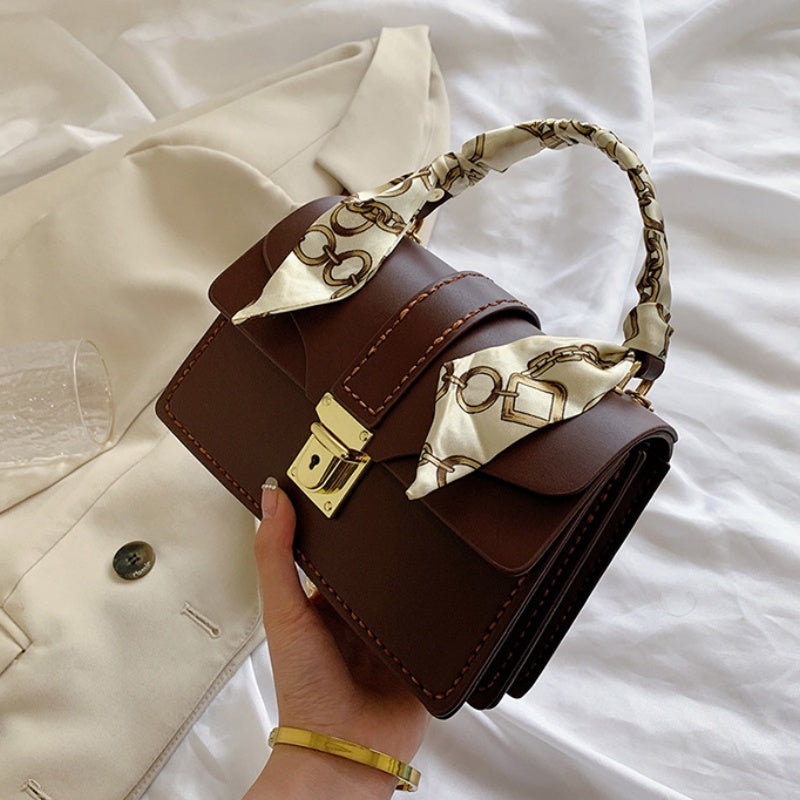 DIY PU Leather Handbag Kit – Handmade Crossbody & Shoulder Bag Craft Kit for Beginners with Video Tutorial