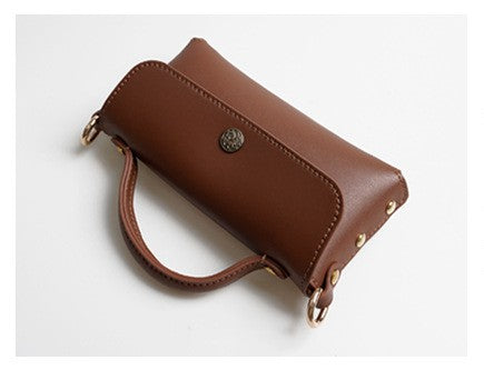 DIY PU Leather Handbag Kit | Beginner-Friendly Crossbody & Handheld Craft Set with Video Tutorial