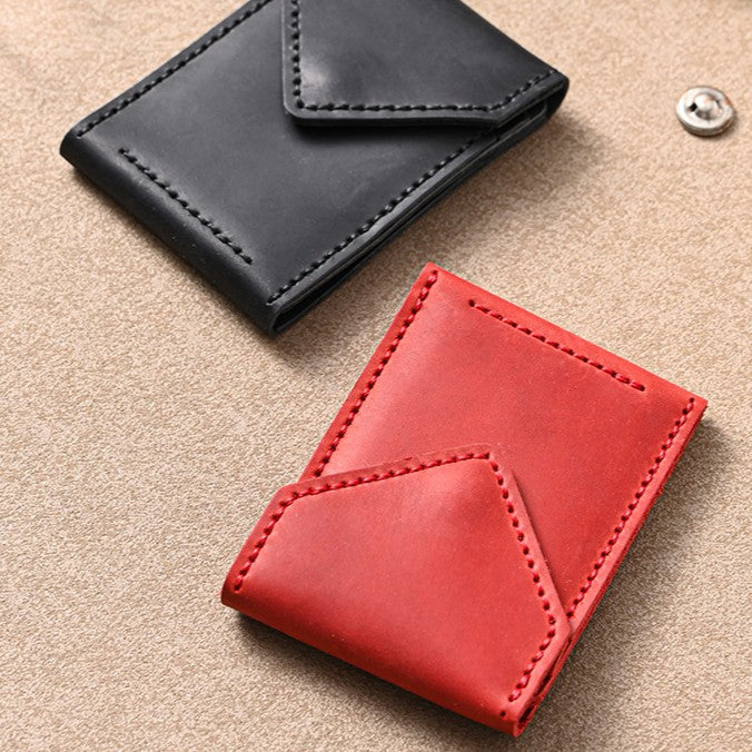 DIY Crazy Horse Leather Driver License Holder Kit | Handmade ID Card Wallet Craft Set for Beginners with Video Tutorial