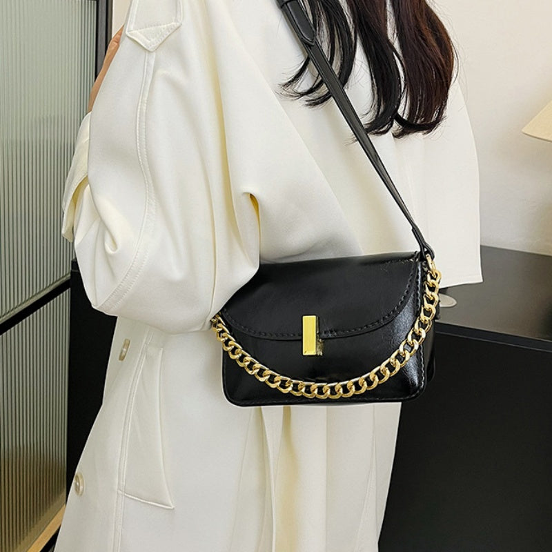 DIY PU Leather Crossbody Bag Kit – Handmade Mini Shoulder Bag Craft Kit for Beginners with Video Tutorial (Top Handle Purse)