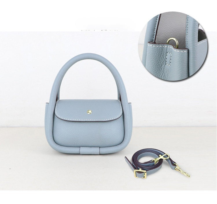 DIY Leather Crossbody Bag Kit – Beginner Handmade Genuine Cowhide Shoulder Bag